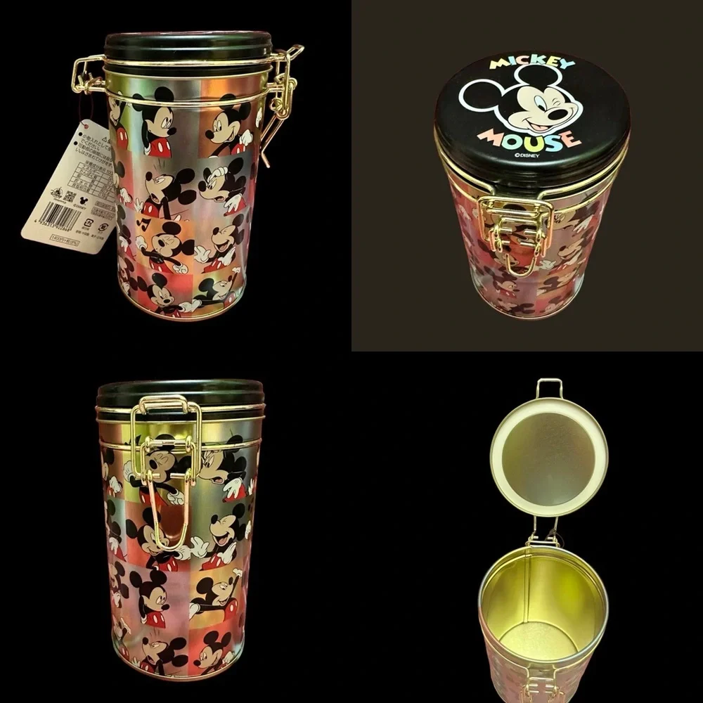 Disney Universal Studios Tokyo Japan Mickey Mouse Metal Storage Canister